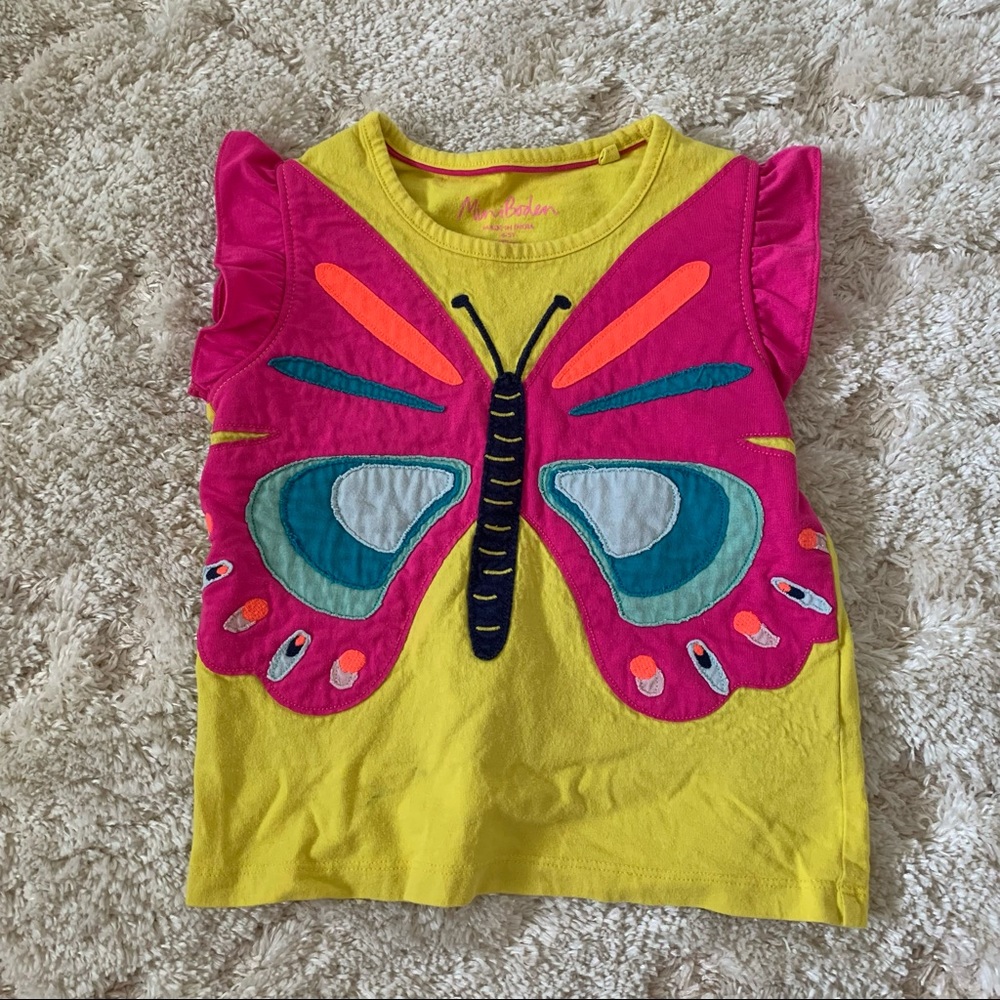 Mini Boden Butterfly Shirt
